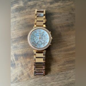 Michael Kors Women’s Parker Rose Gold-Tone  Watch